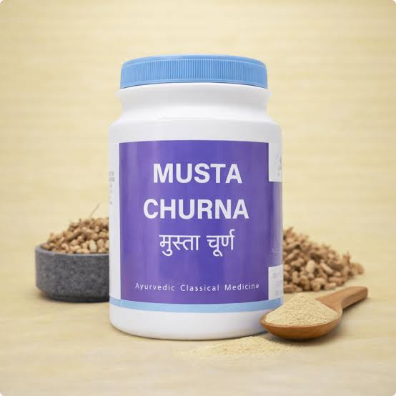 Musta Churna | Traditional Ayurvedic Herbal Powder | Premium Quality | Pack of 3