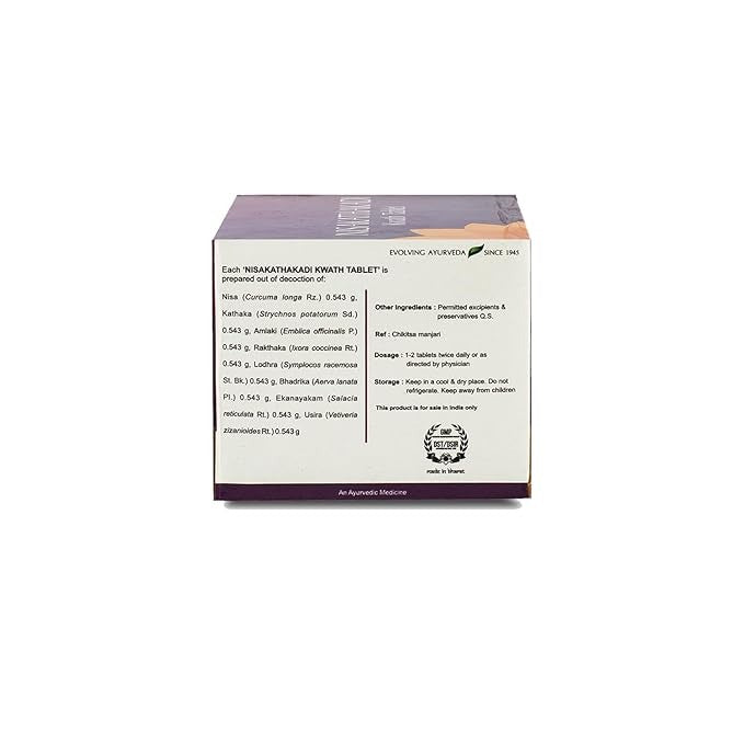 Nisakathakadi Kwath Tablet 100 Tab - Kerala Ayurveda
