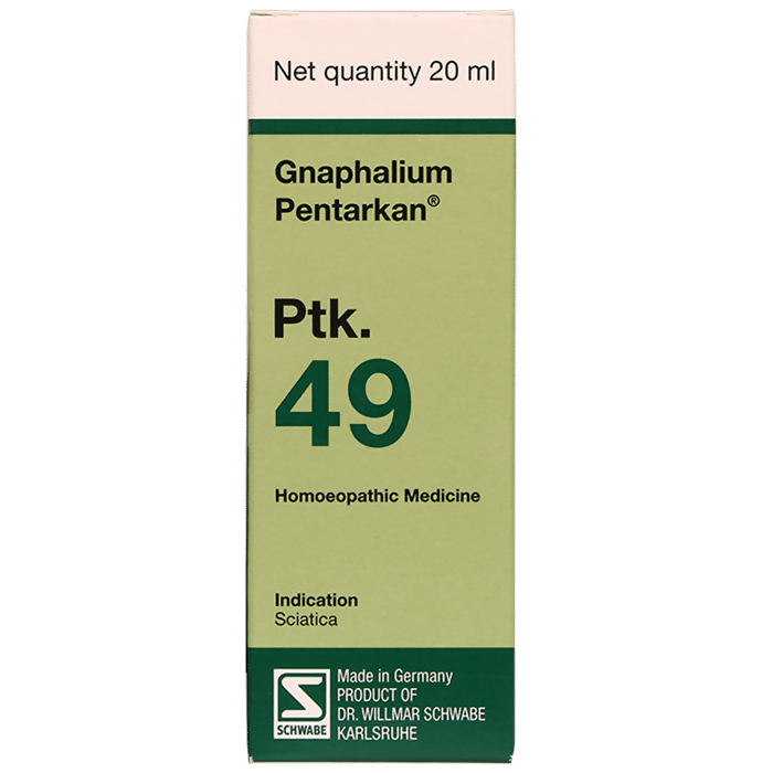 Dr. Willmar Schwabe Germany Gnaphalium Pentarkan Ptk. 49 Drops