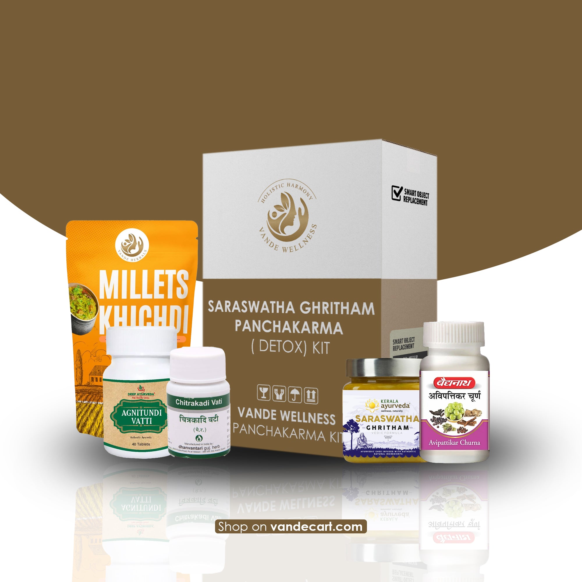 Saraswatha ghritham panchakarma (detox) kit