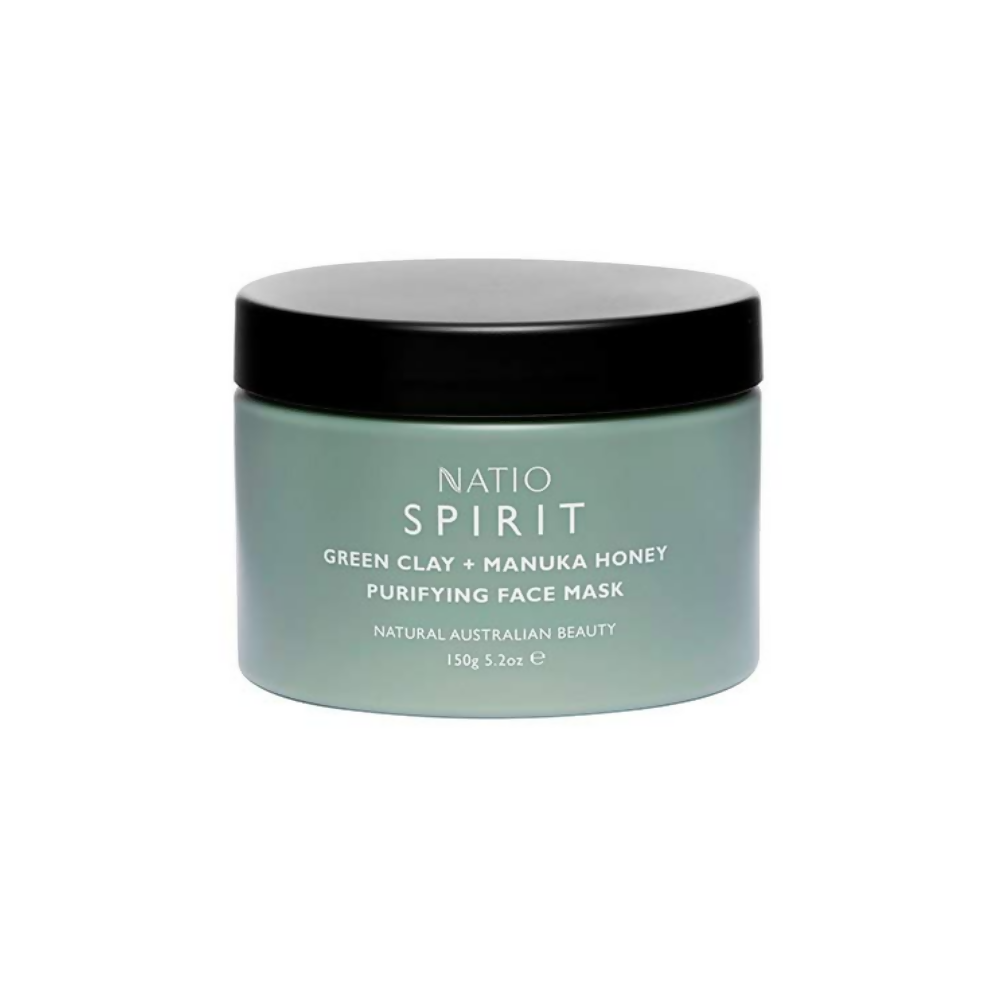 Natio Spirit Green Clay + Manuka Honey Purifying Face Mask
