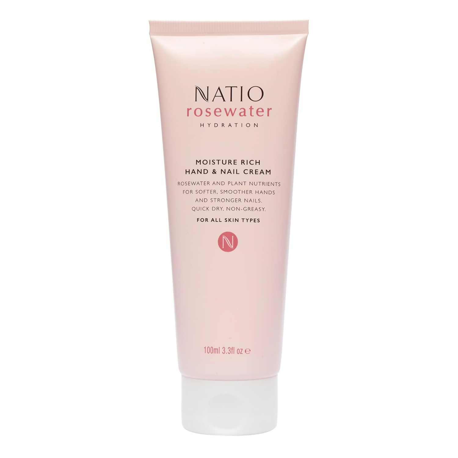 Natio Rosewater Hydration Moisture Rich Hand & Nail Cream