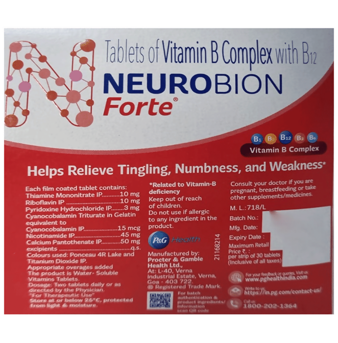 Neurobion Forte Tablets with Vitamin B12