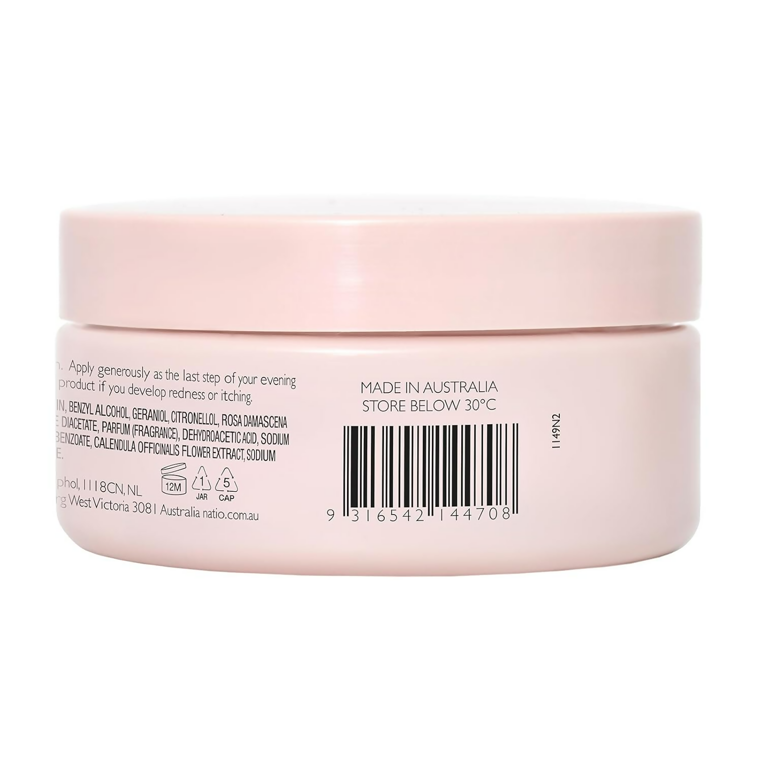 Natio Rosewater Hydration Moisture Gel Sleeping Mask