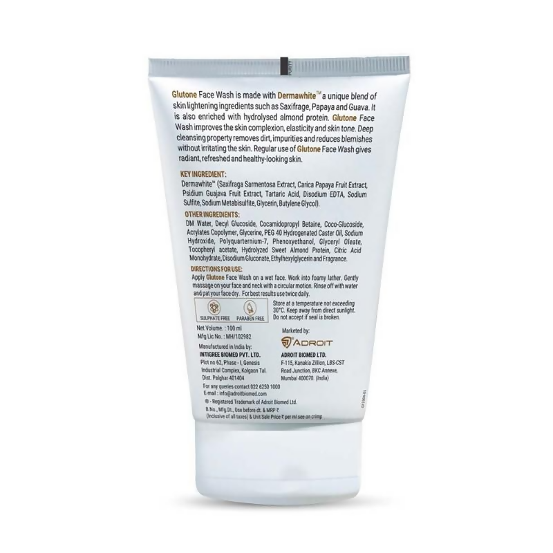 Glutone Face Wash With Dermawhite