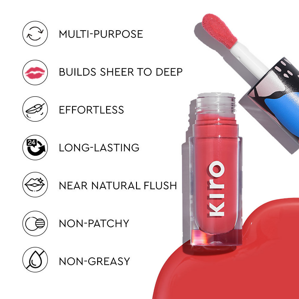 Kiro Afterglow Lip & Cheek Tint - Raspberry Compote