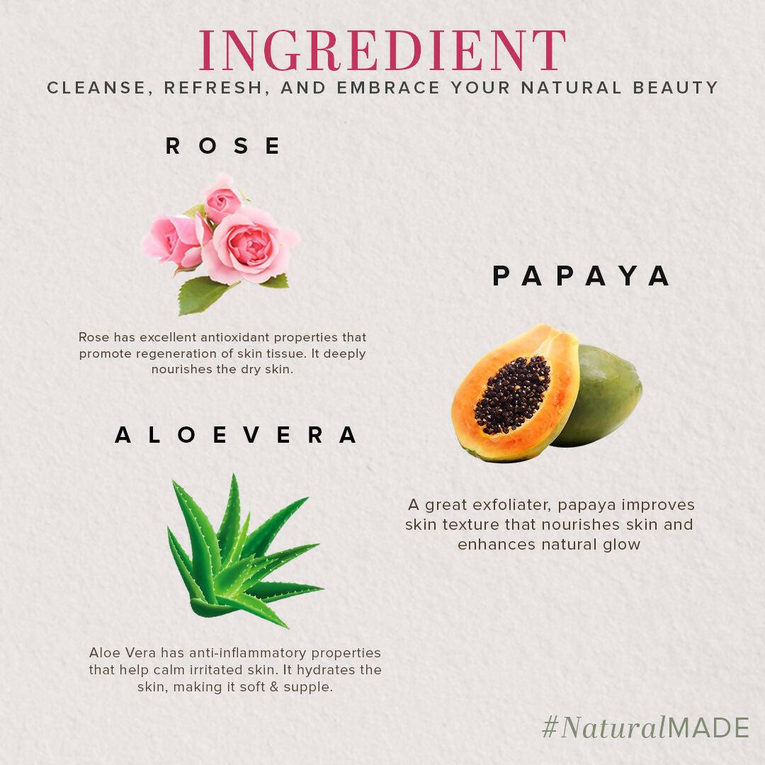 Khadi Natural Glowing Skin Combo - Wash, Tone & Moisturize