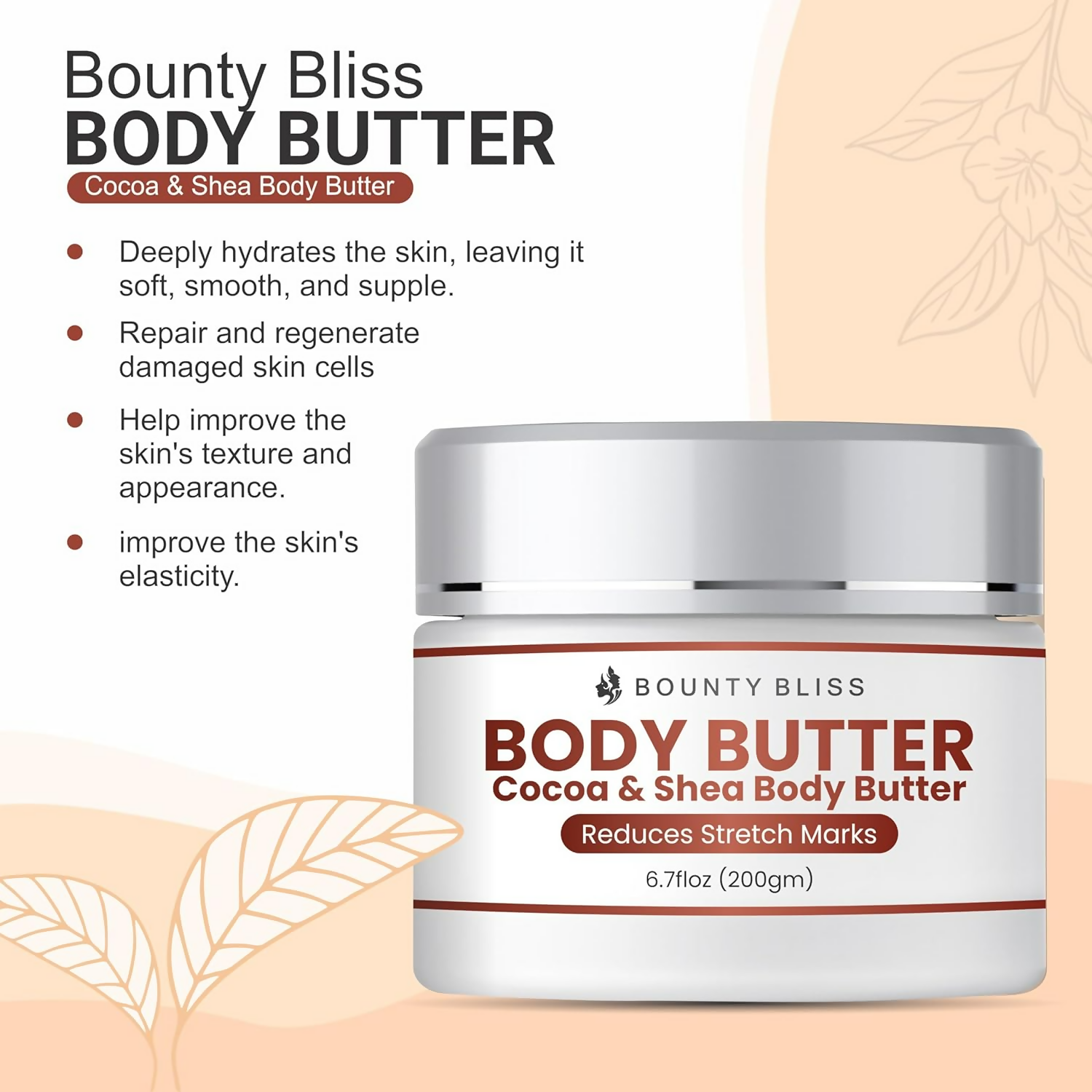 Bounty Bliss Cocoa & Shea Body Butter Stretch Mark Cream