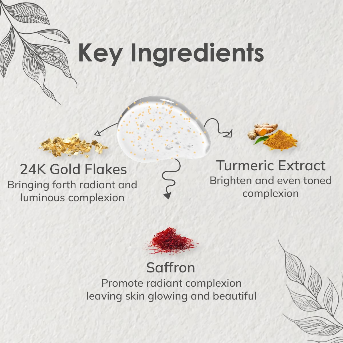 NatAura Kumkumadi Gold Face Serum