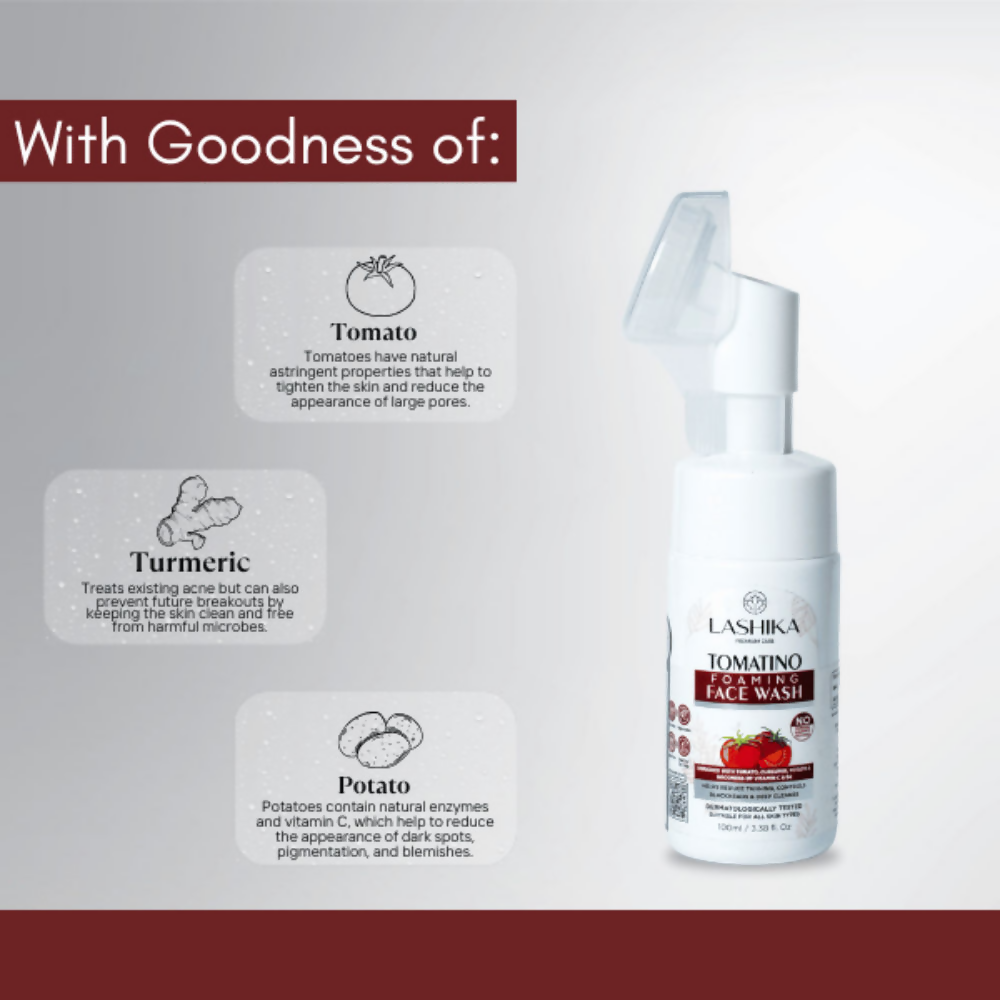 Lashika Tomatino Foaming Face Wash