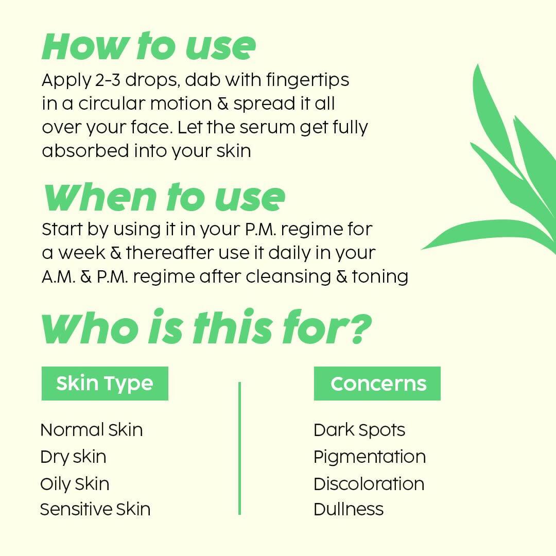 PLIX The Plant Fix 2% Alpha Arbutin Pineapple De-Pigmentation Dewy Face Serum For Pigmentation & Dark Spots Removal