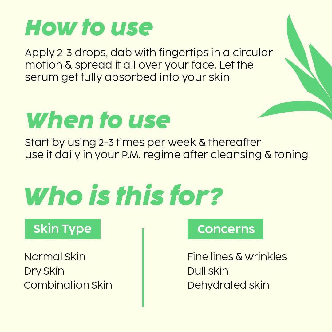 PLIX The Plant Fix Pomegranate Youth Renewal 0.6% Retinol & 0.2% Bakuchi Oil Face Serum