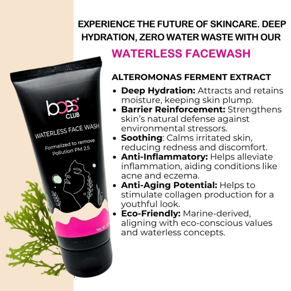 Baes Club Waterless Face Wash Formalized to Remove Pollution PM