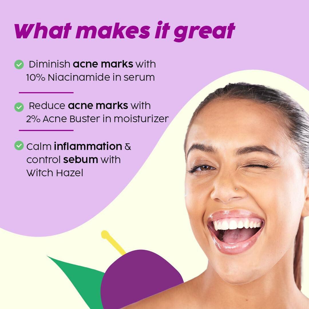 PLIX The Plant Fix 2% Niacinamide and Salicylic Acid Jamun Moisturizer and Serum Combo
