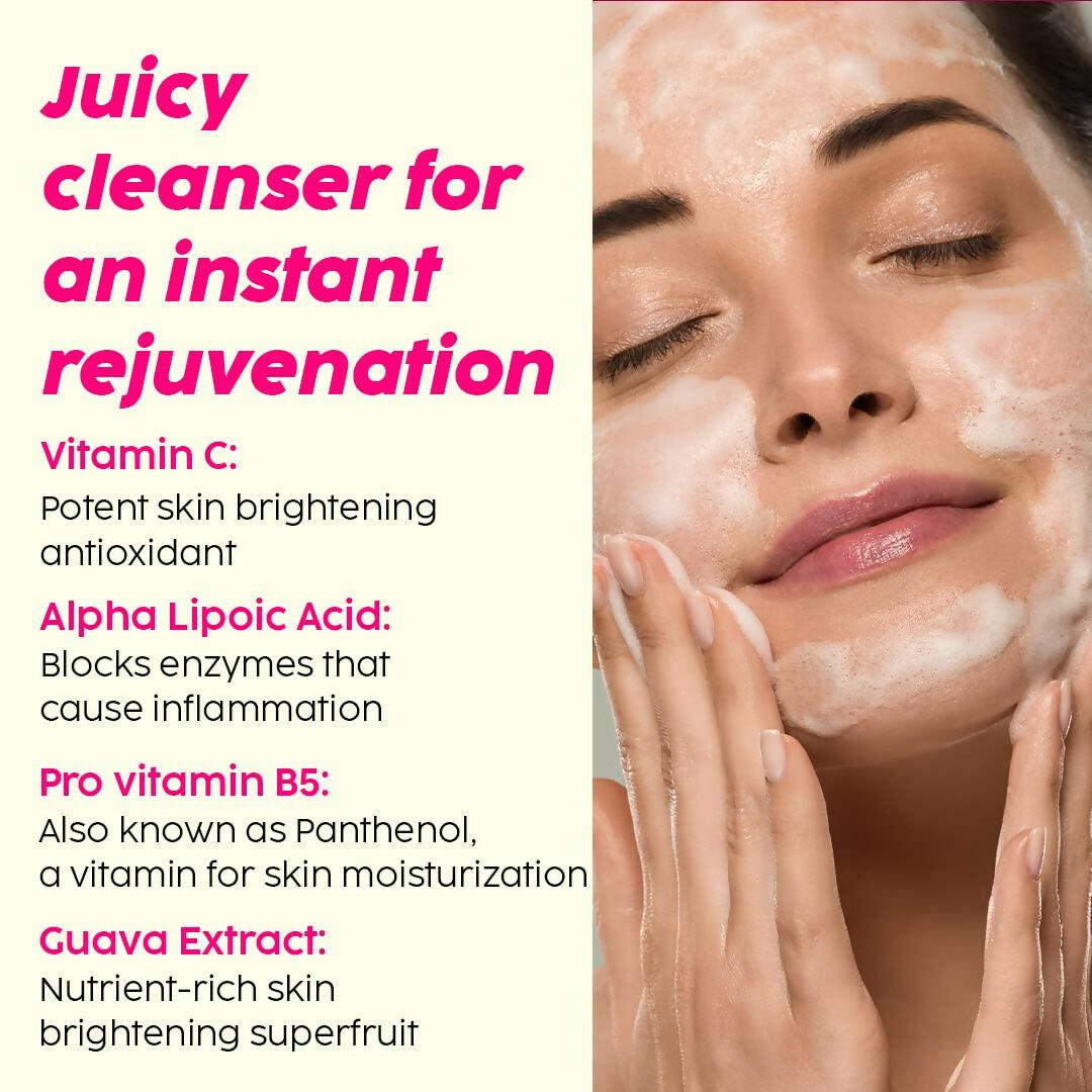 PLIX The Plant Fix Vitamin C Guava Combo - Juicy Cleanser and Face Serum
