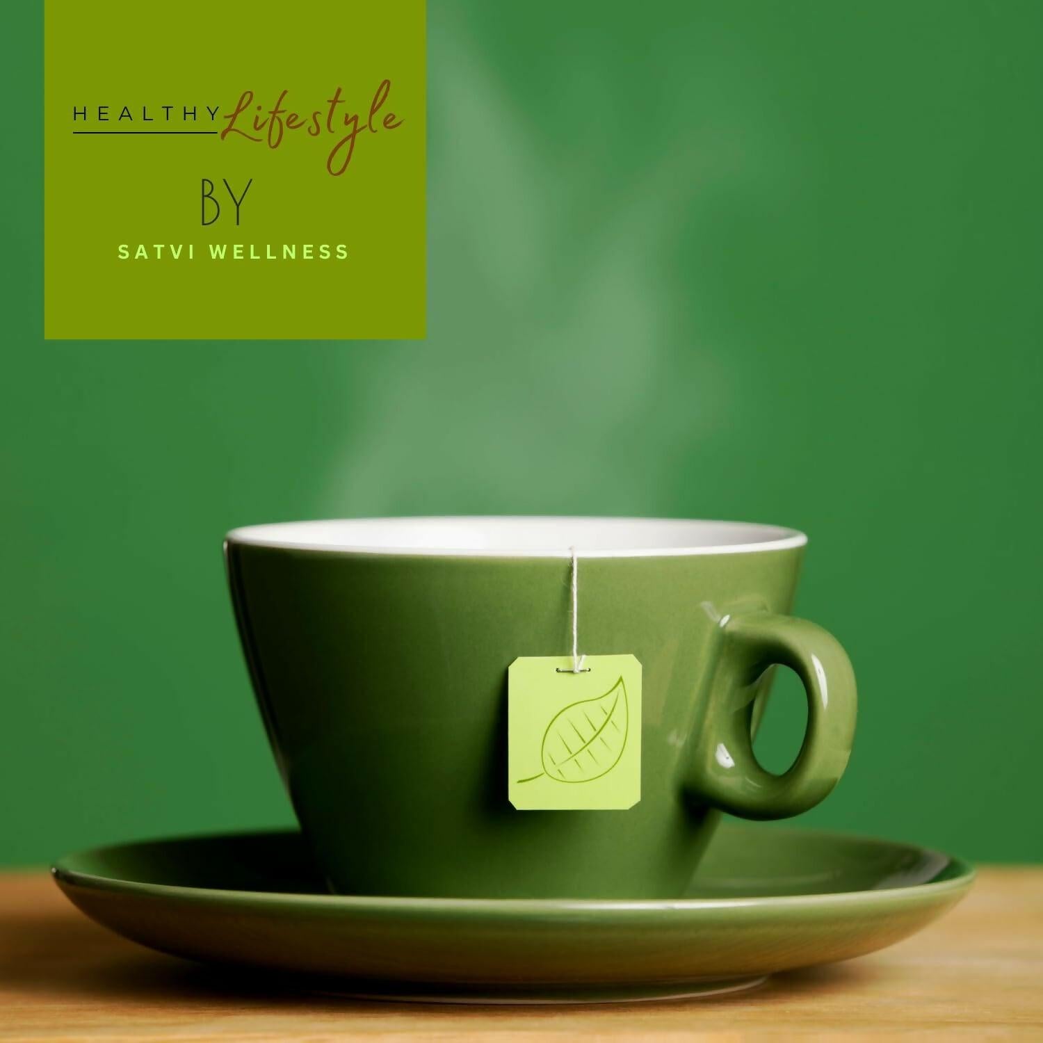 Satvi Wellness Amla Ginger Tea | Blend Of Indian Gooseberry and Ginger