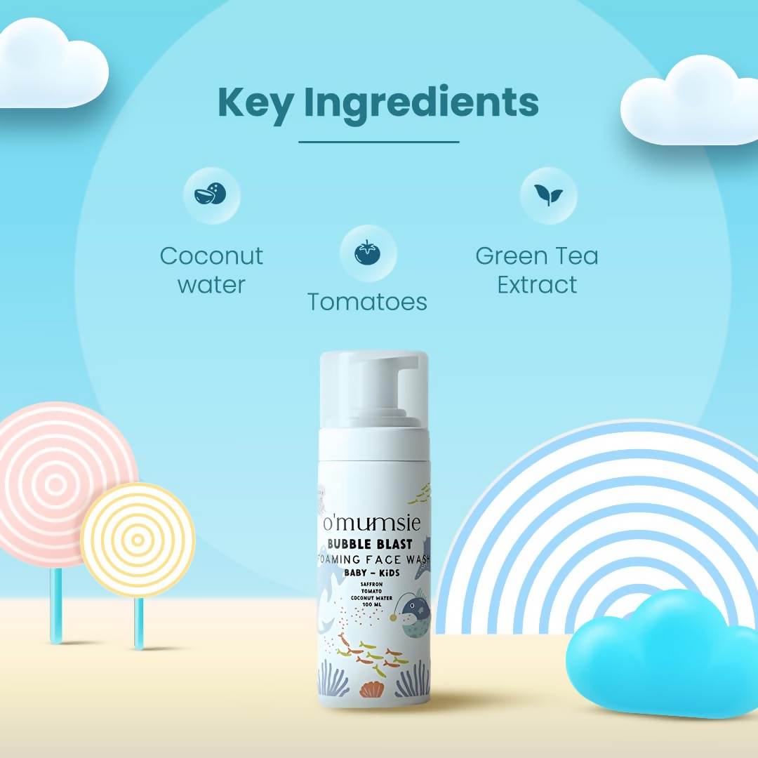 O'Mumsie Bubble Blast Kids Foaming Face Wash