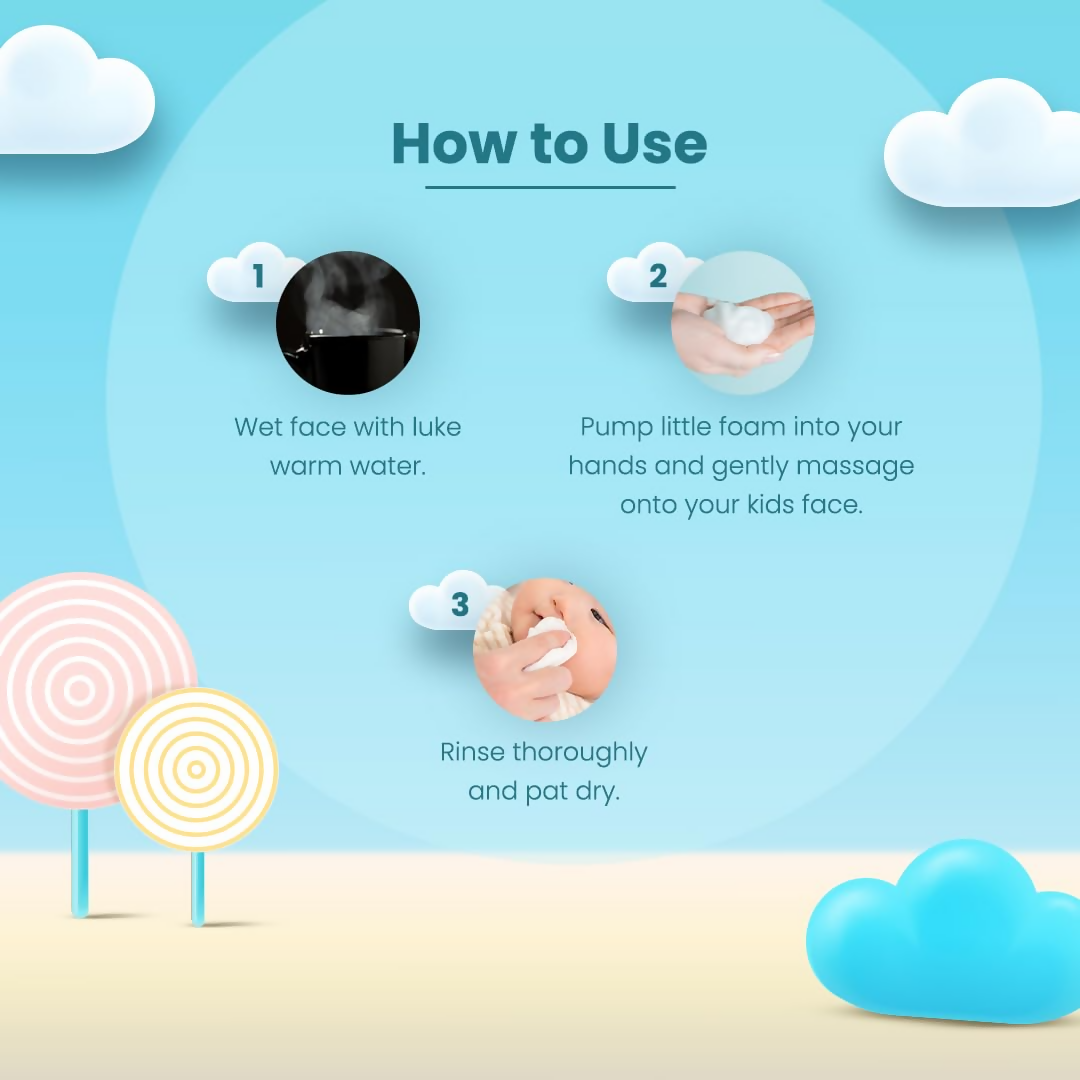 O'Mumsie Bubble Blast Kids Foaming Face Wash
