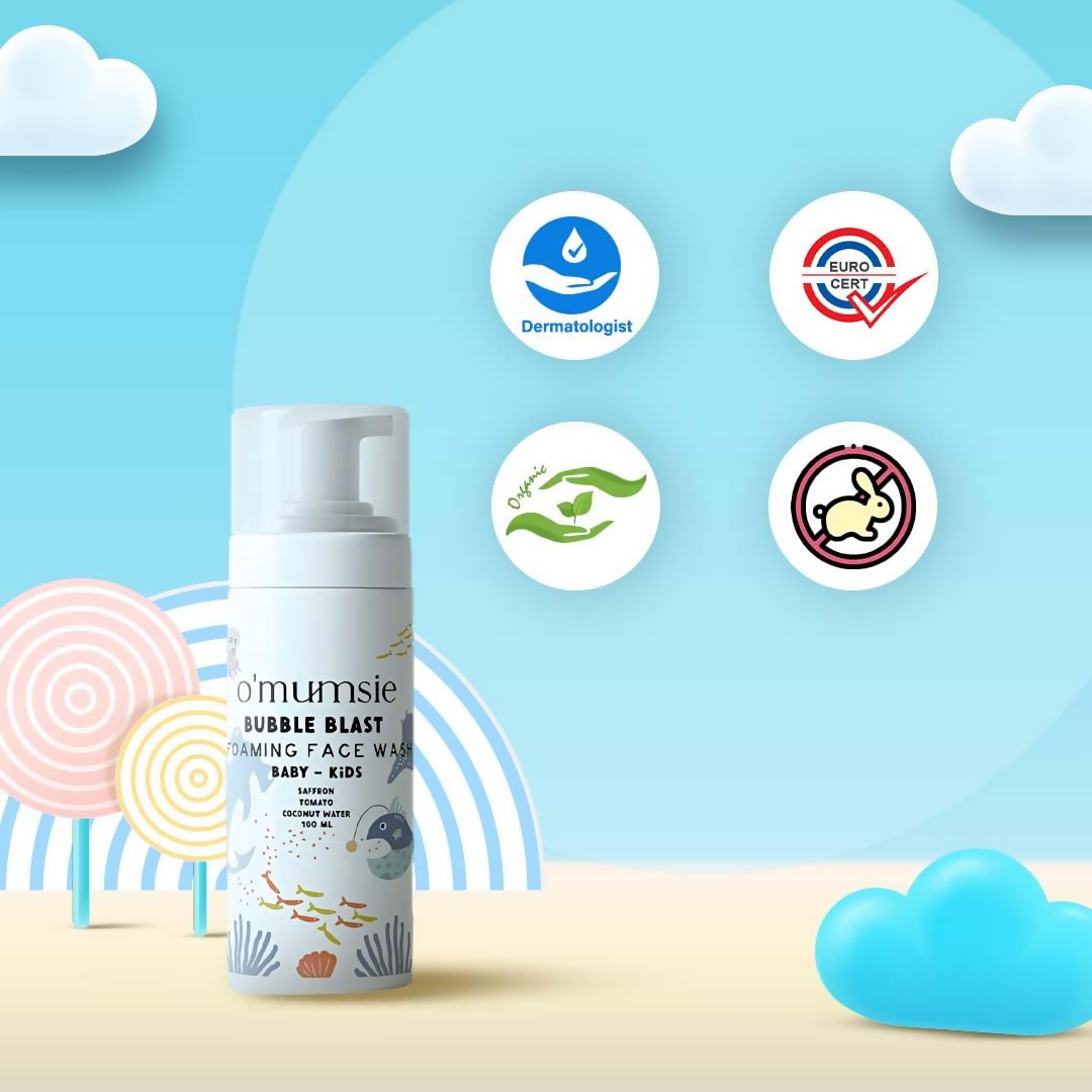 O'Mumsie Bubble Blast Kids Foaming Face Wash