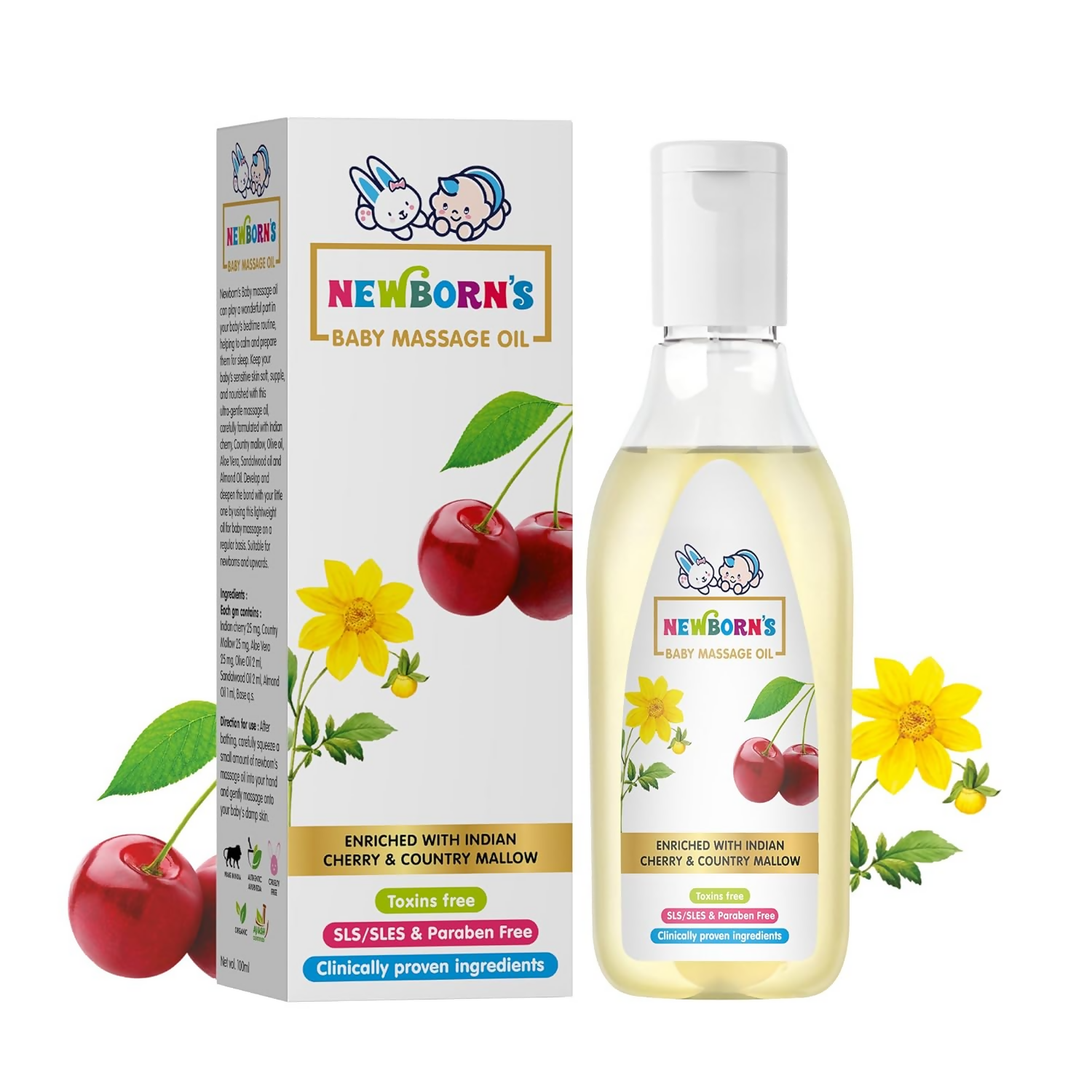 Newborn’s Baby Moisturizing Massage Oil