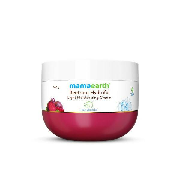Mamaearth Beetroot Hydraful Light Moisturizing Cream with Beetroot & Hyaluronic Acid For Hydrated Pink Glow
