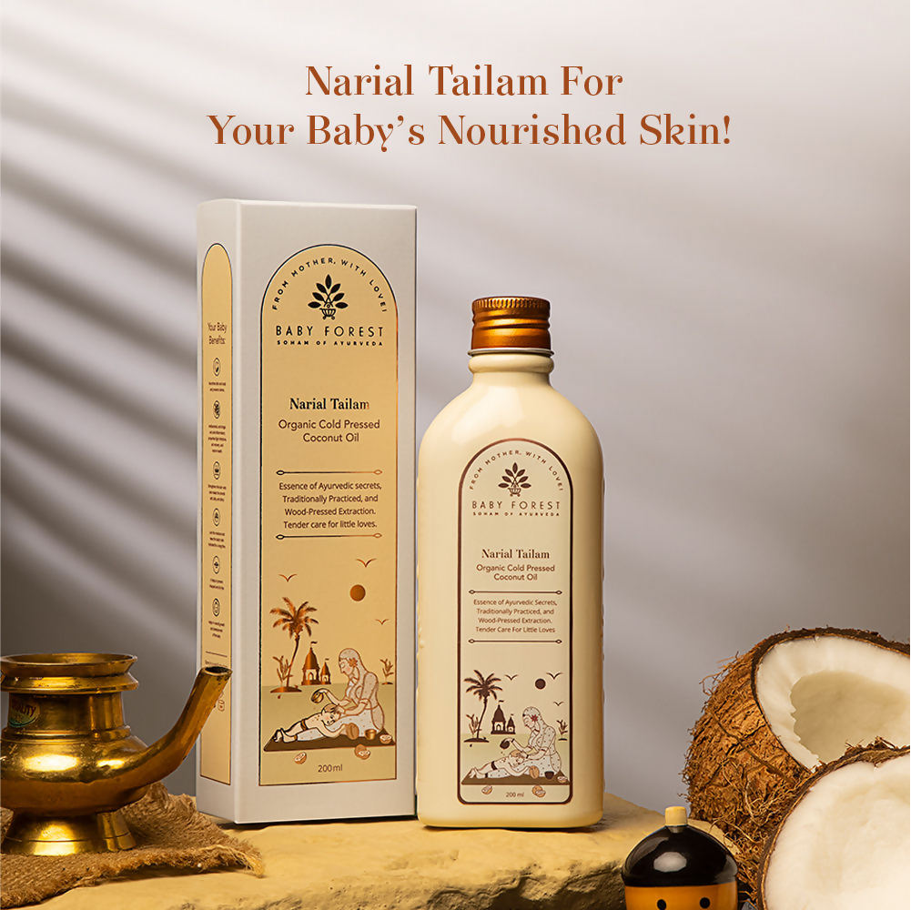 Baby Forest Narial Tailam Organic Cold Pressed Coconut Oil