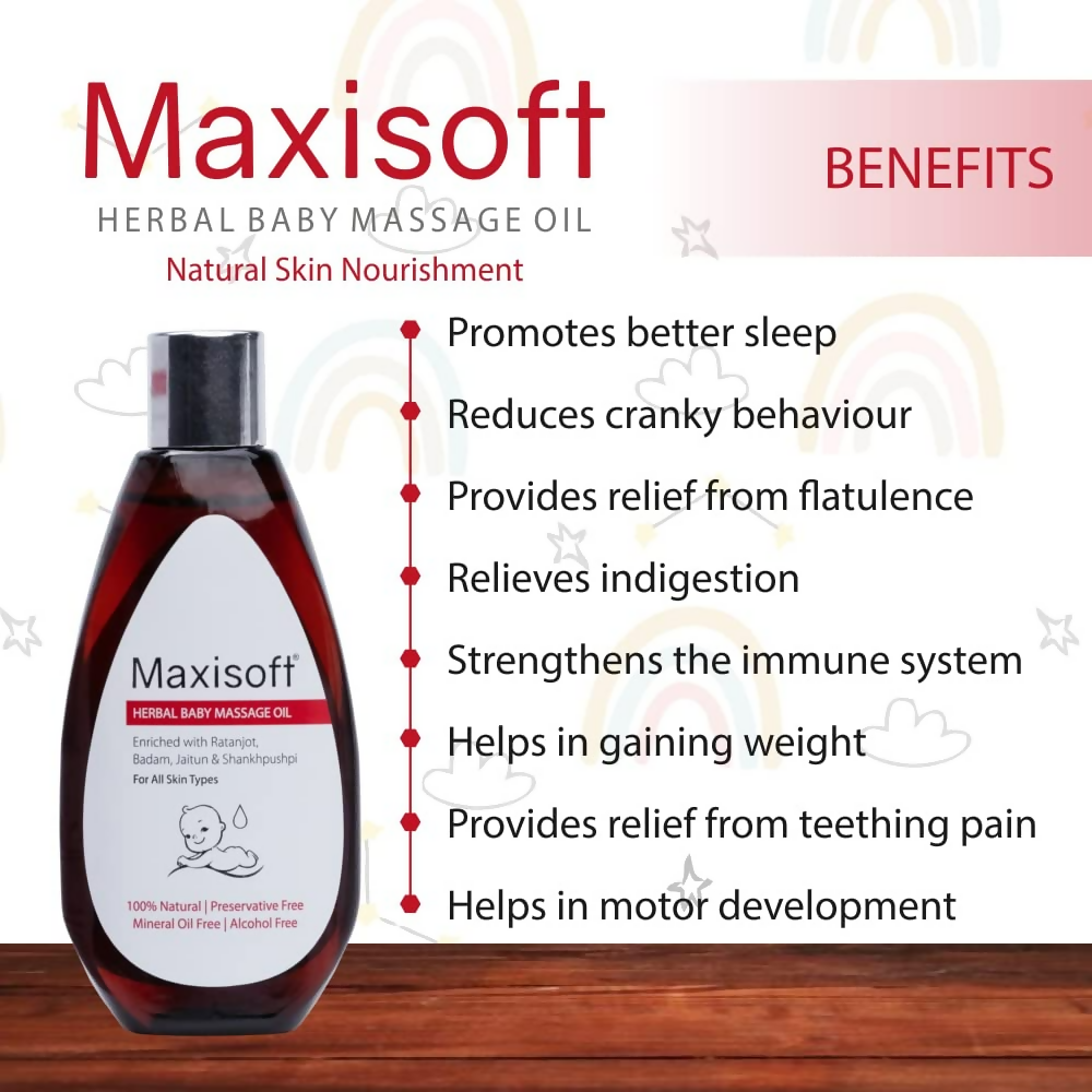 Maxisoft Herbal Baby Massage Oil