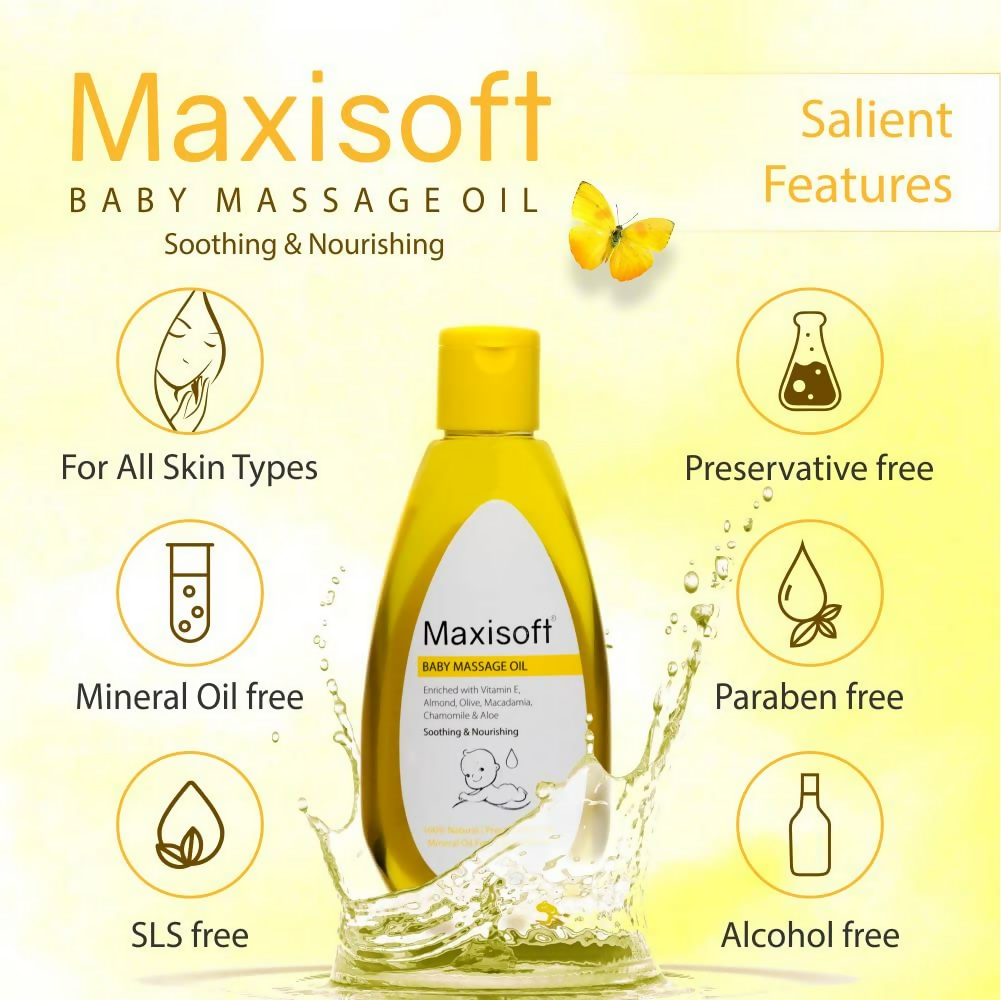 Maxisoft Baby Massage Oil For Kids