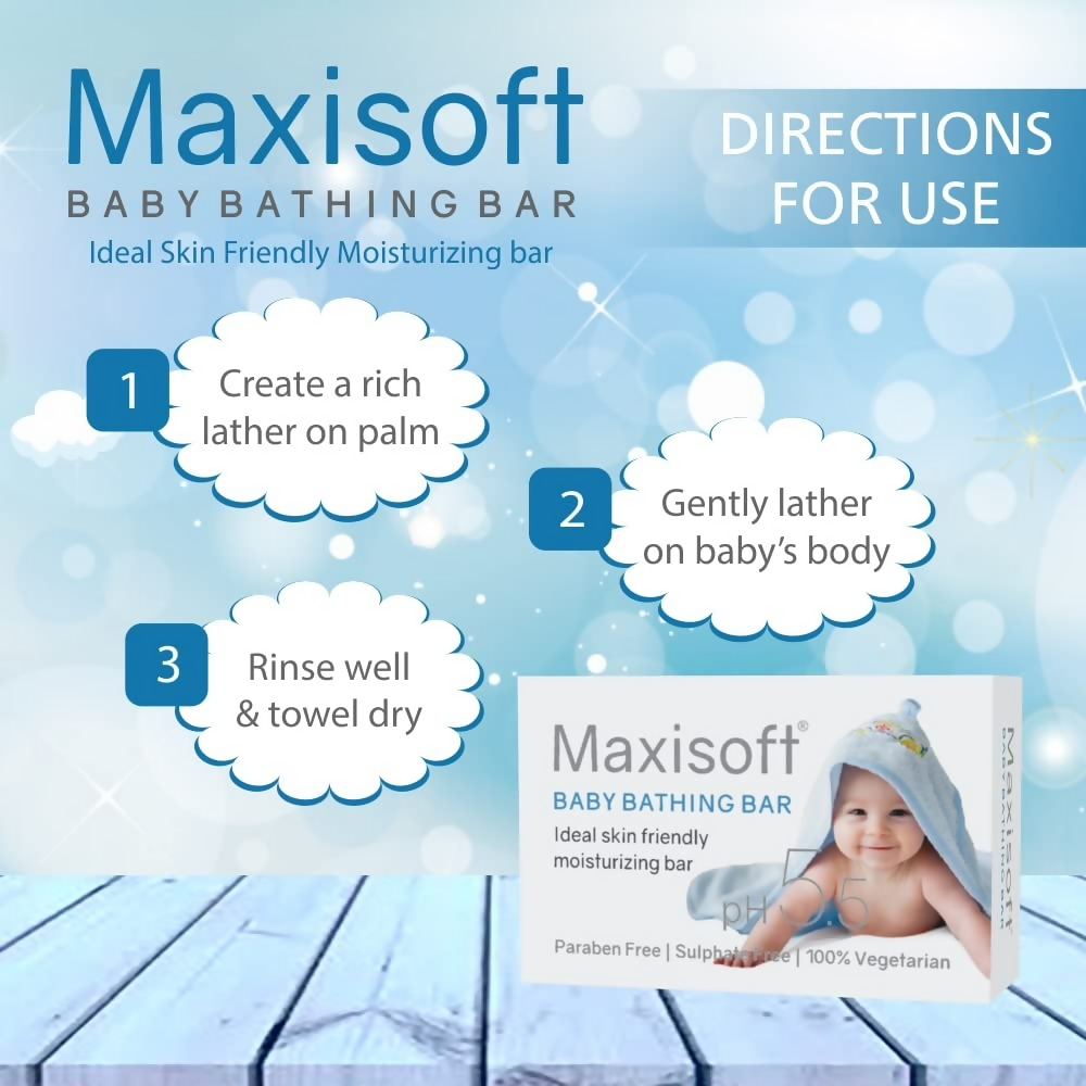 Maxisoft Baby Bathing Soap For Kids