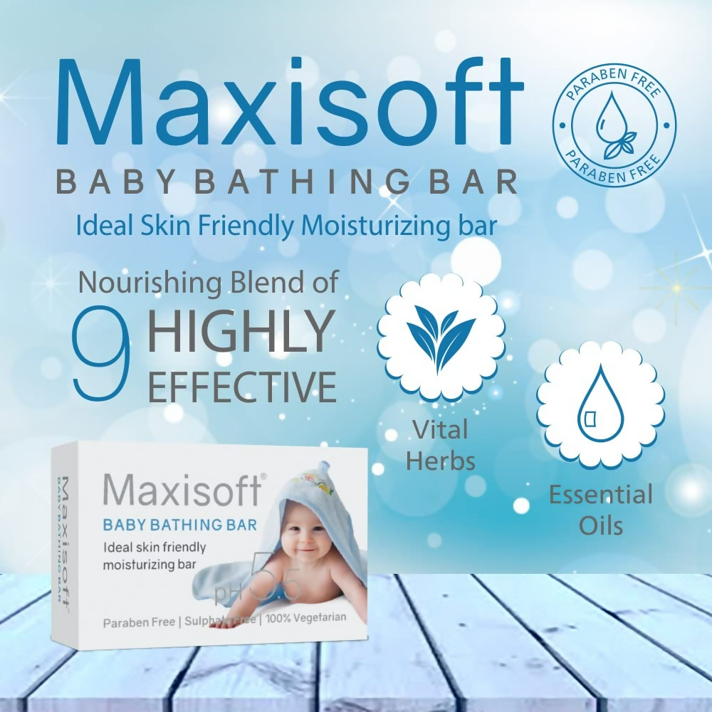 Maxisoft Baby Bathing Soap For Kids