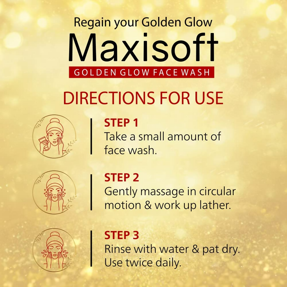 Maxisoft Golden Glow Face Wash