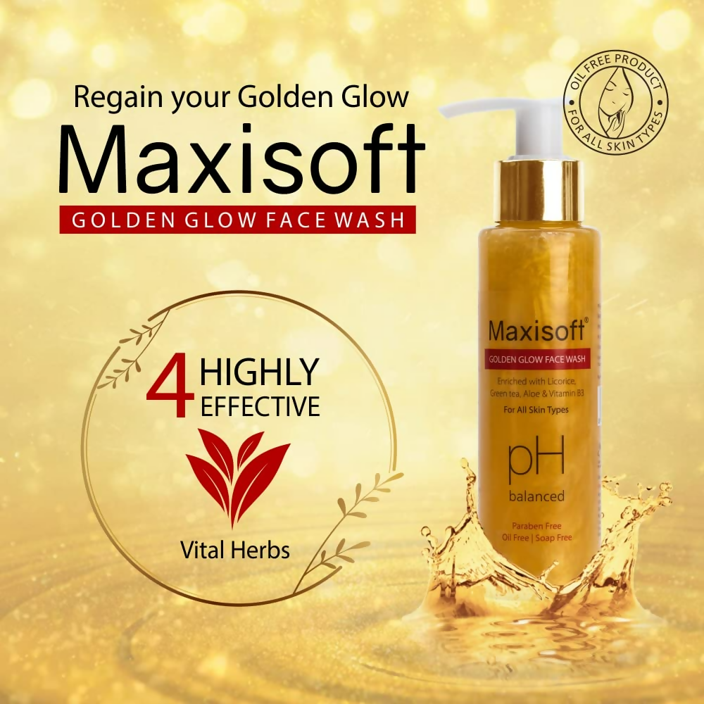Maxisoft Golden Glow Face Wash