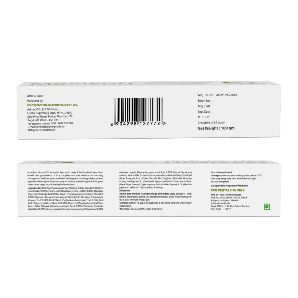 Maxisoft Herbal Healthy Teeth Toothpaste