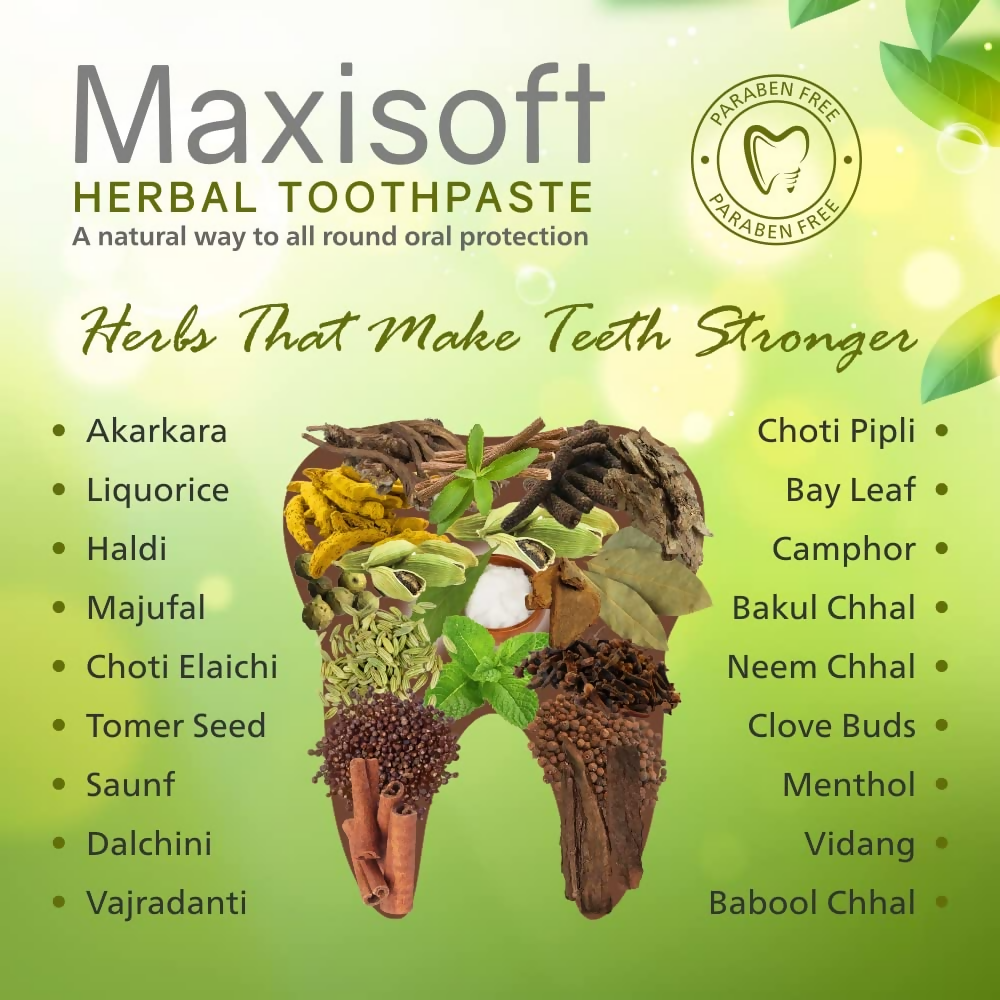 Maxisoft Herbal Healthy Teeth Toothpaste