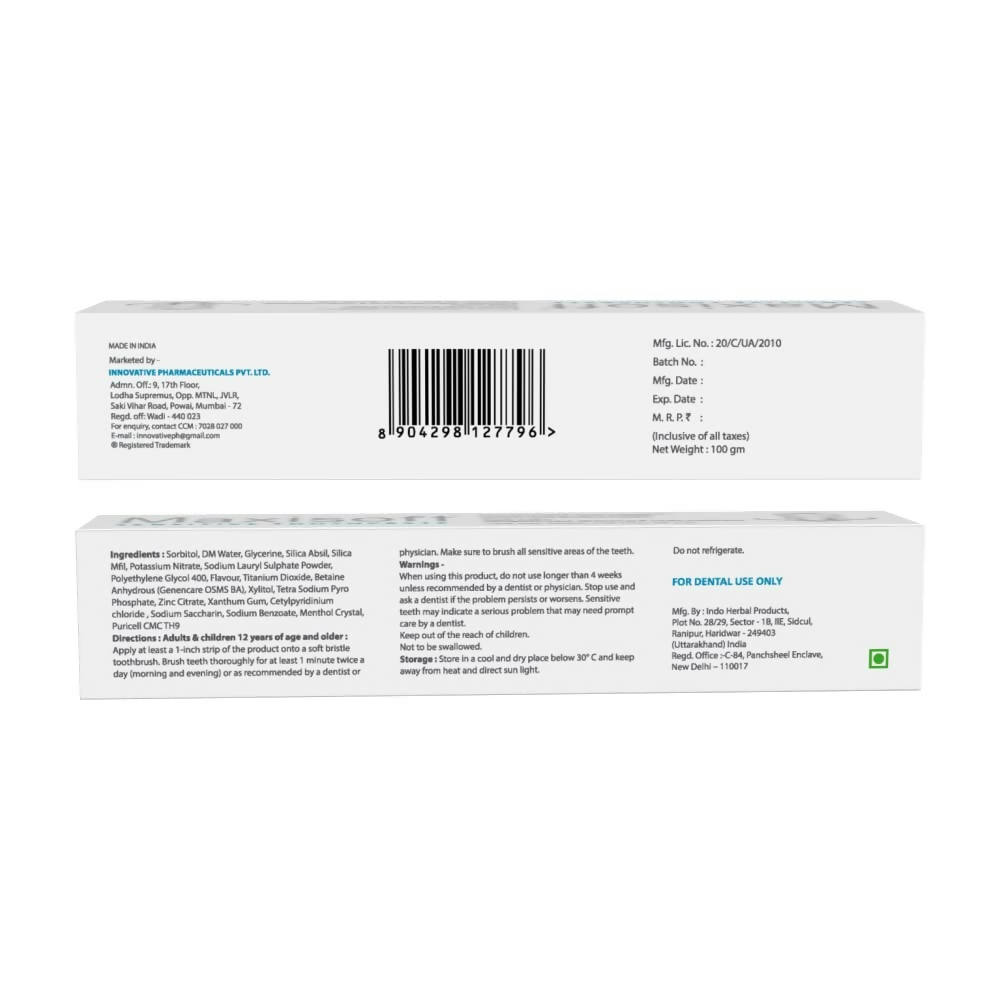 Maxisoft Sensitive Sensitivity Relief Toothpaste