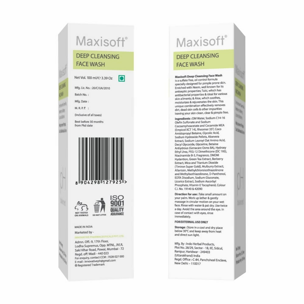 Maxisoft Deep Cleansing Face Wash