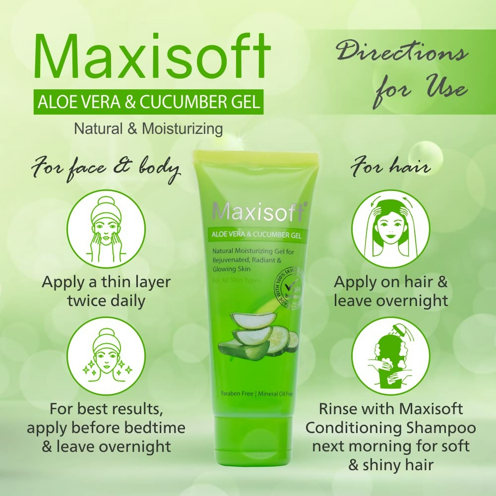 Maxisoft Aloe Vera & Cucumber Gel
