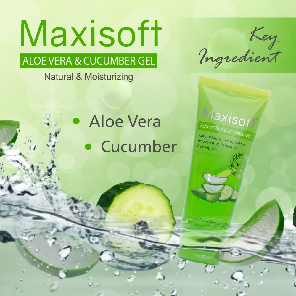 Maxisoft Aloe Vera & Cucumber Gel