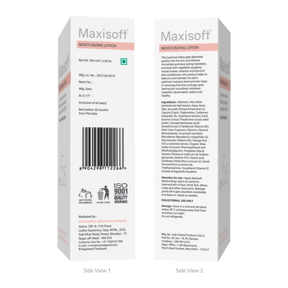 Maxisoft Moisturizing Lotion 24Hrs Moisturisation