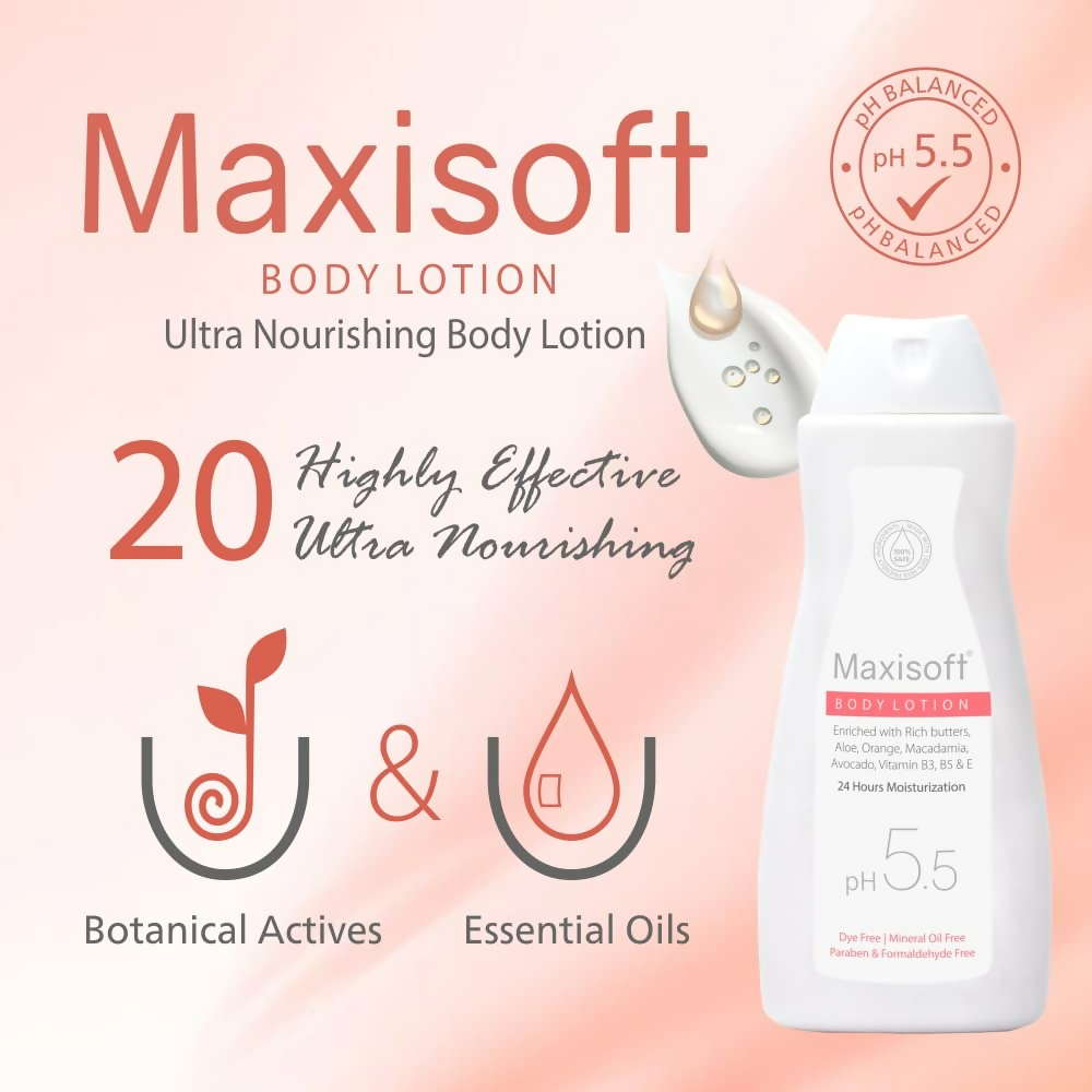 Maxisoft Body Lotion Deep Nourishing Skin Brightening