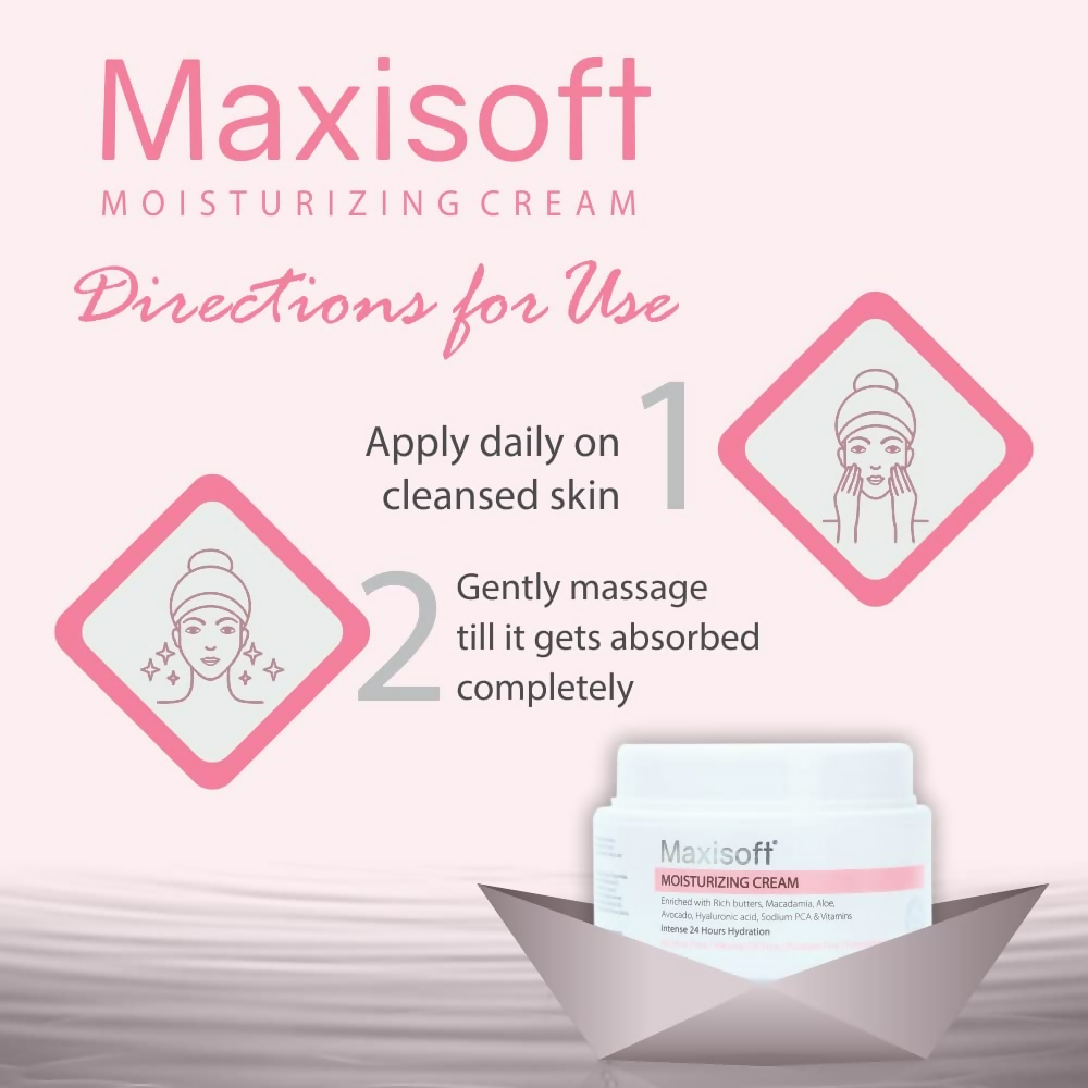 Maxisoft Moisturizing Cream With Almond Oil Aloe Avocado Cocoa Butter
