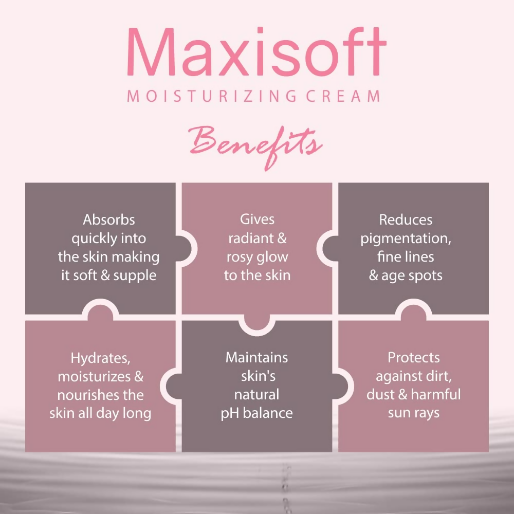 Maxisoft Moisturizing Cream With Almond Oil Aloe Avocado Cocoa Butter