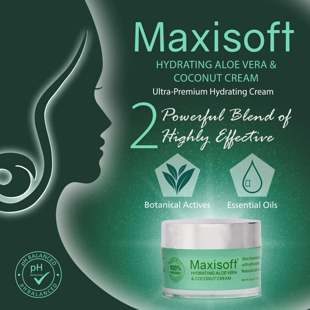 Maxisoft Hydrating Aloe vera & Coconut Cream