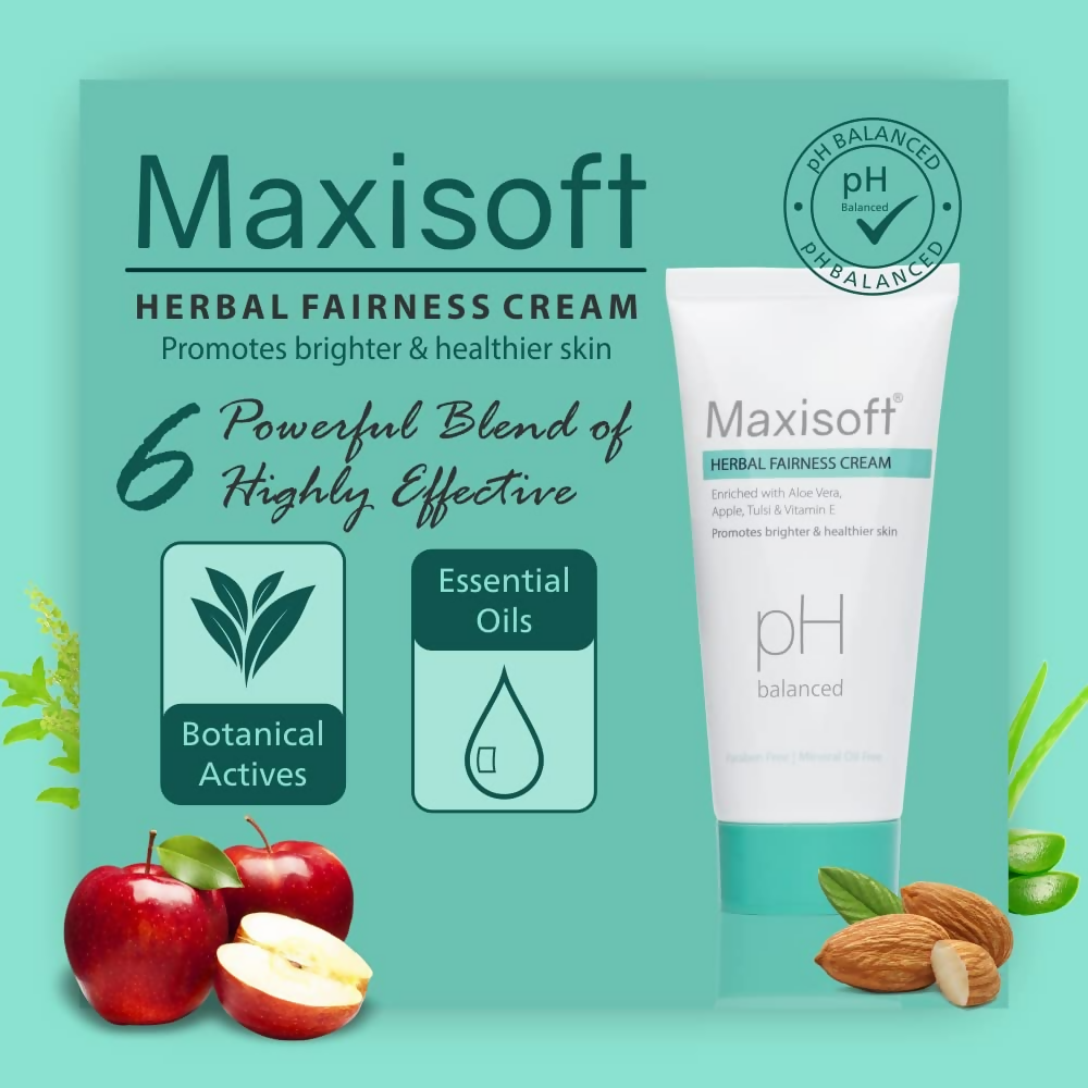 Maxisoft Herbal Fairness Cream Glowing Skin