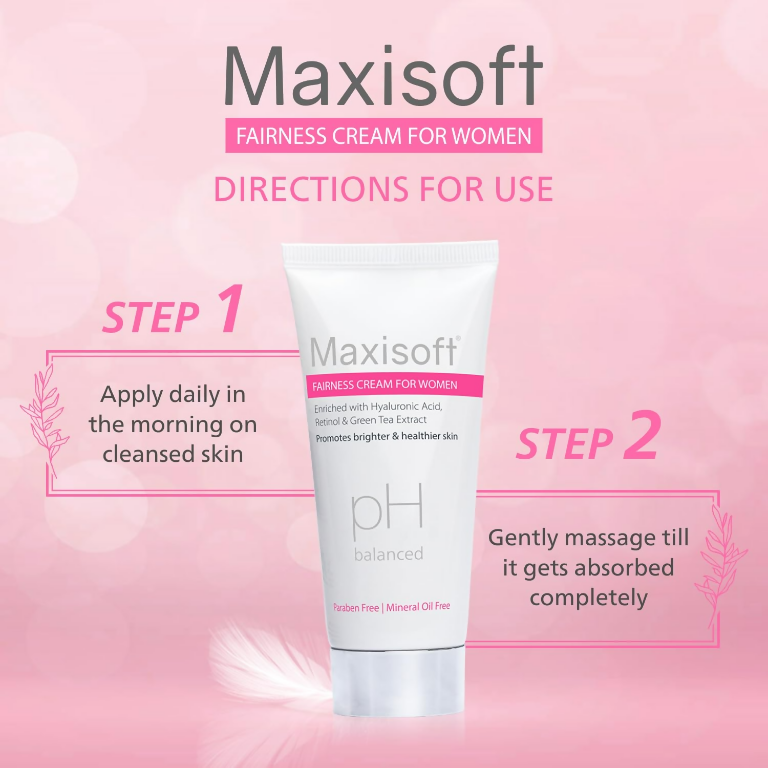 Maxisoft Fairness Cream For Women For Glowing & Brightening Skin