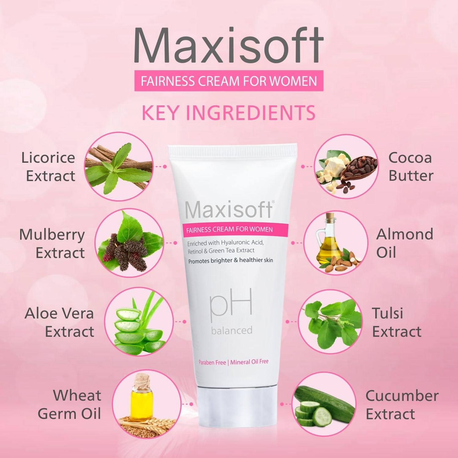 Maxisoft Fairness Cream For Women For Glowing & Brightening Skin