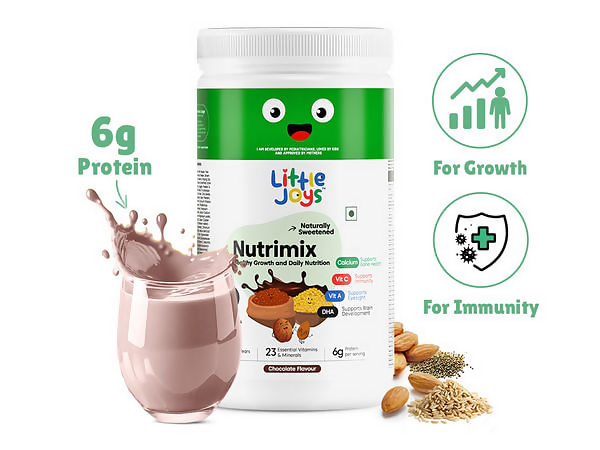 Little Joys MamaMix & NutriMix (For Moms & Kids) Combo - Chocolate Flavor