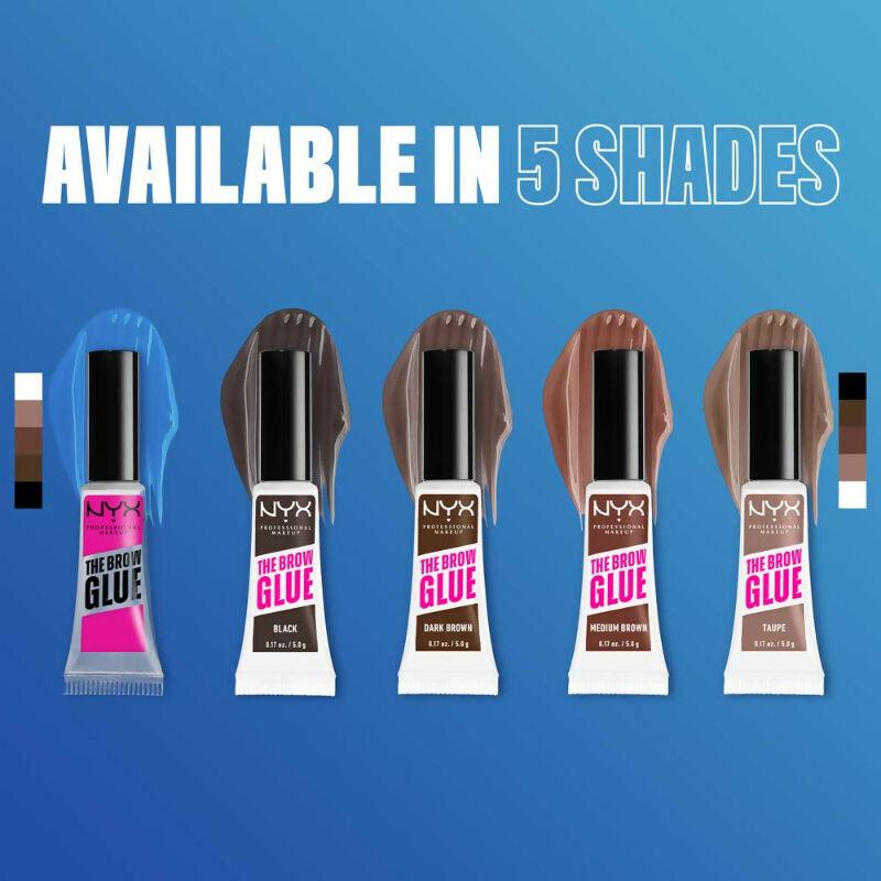 NYX Professional Makeup The Brow Glue Instant Long-Hold Eyebrow Styler - Brown