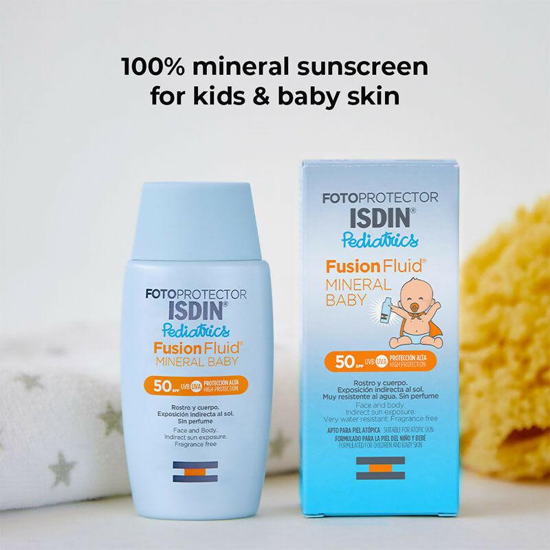 ISDIN Fotoprotector Pediatrics Fusion Fluid Mineral Baby SPF 50