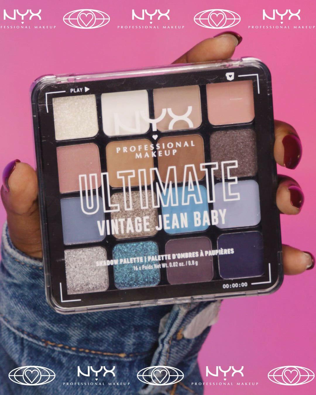 NYX Professional Makeup Ultimate Shadow Palette - Vintage Jeans